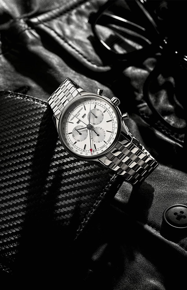 Classics Quartz Chronograph Triple Calendar Watch FC-296SW5B6B